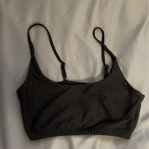 Frankies bikinis black top
